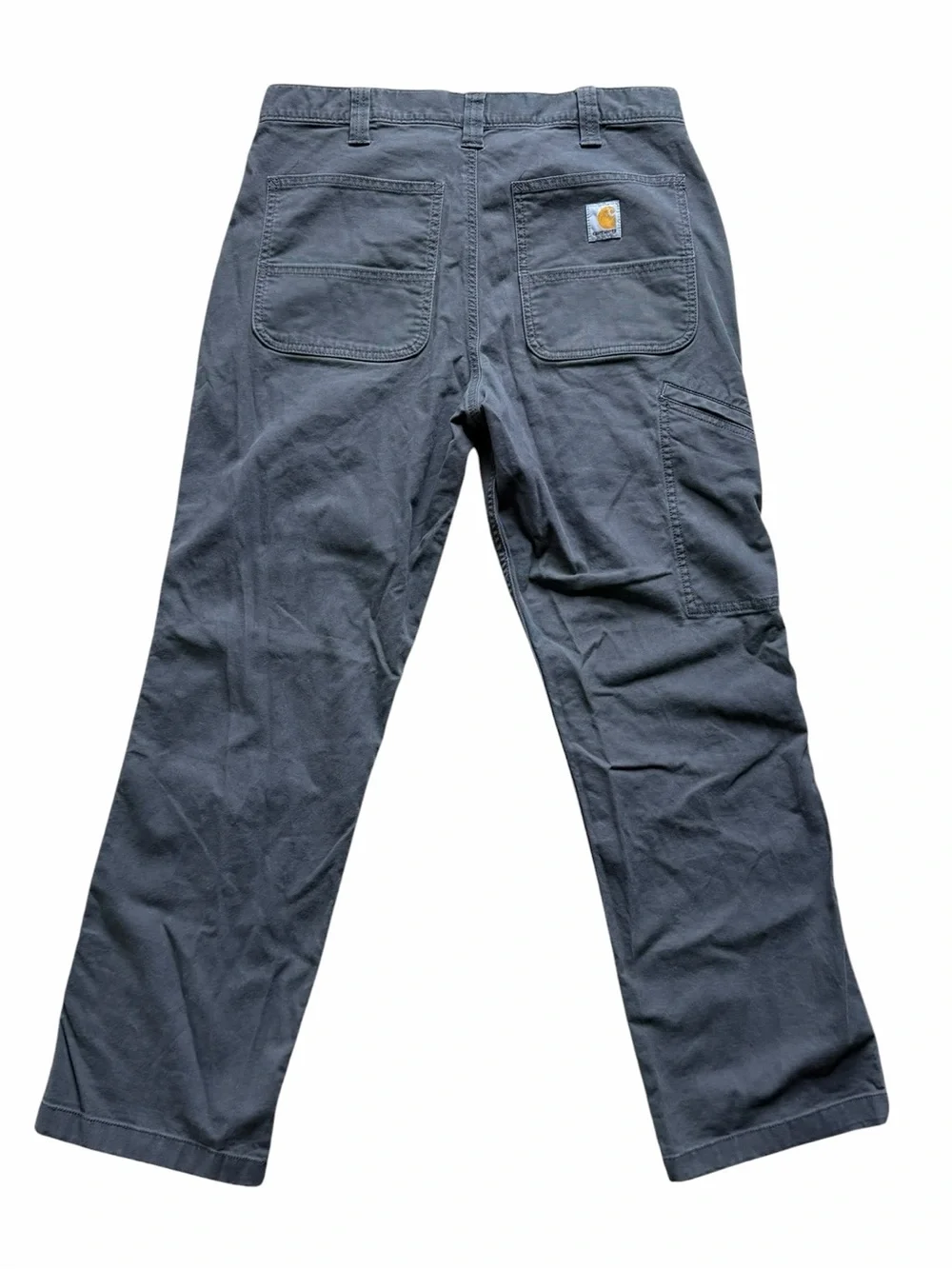 Carhartt Mens Relaxed Straight Leg Rigby Pants  32x30 Gray Workwear Utility
